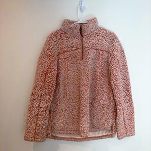 Thread and supply fleece quarter zip jacket